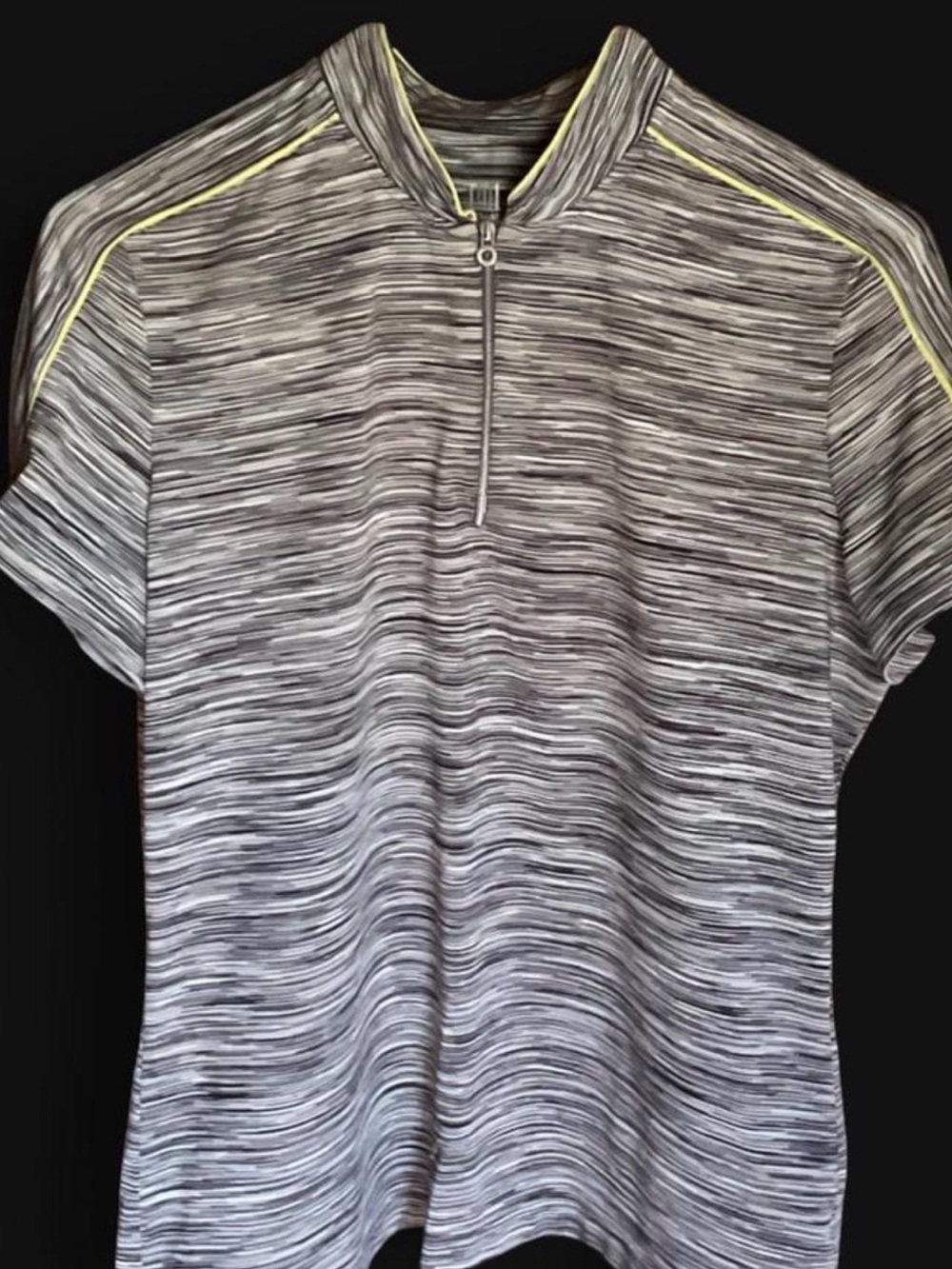 Tail Activewear Golfcore Space Dye Mock Neck Top